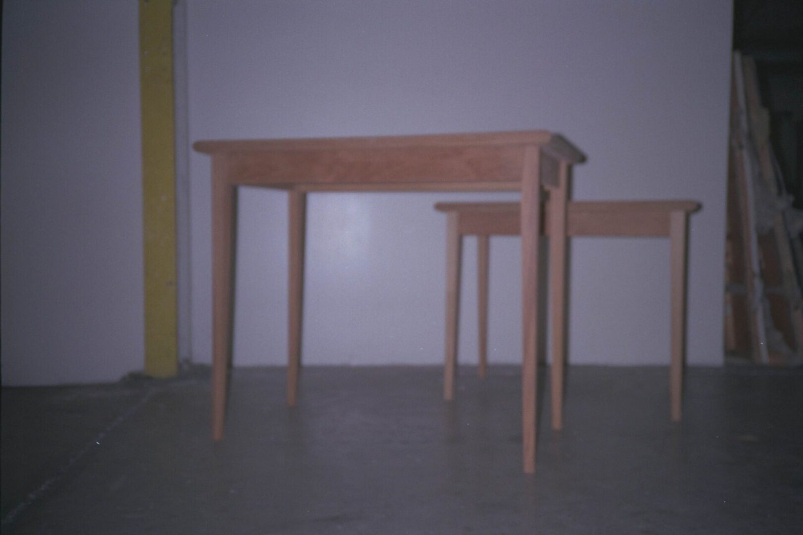 Portrait of Teak Nested Tables